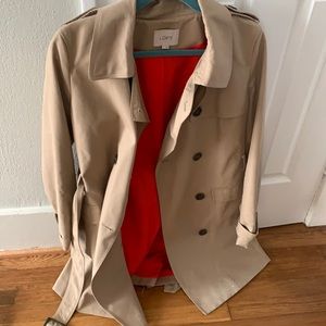 EUC loft trench with red lining